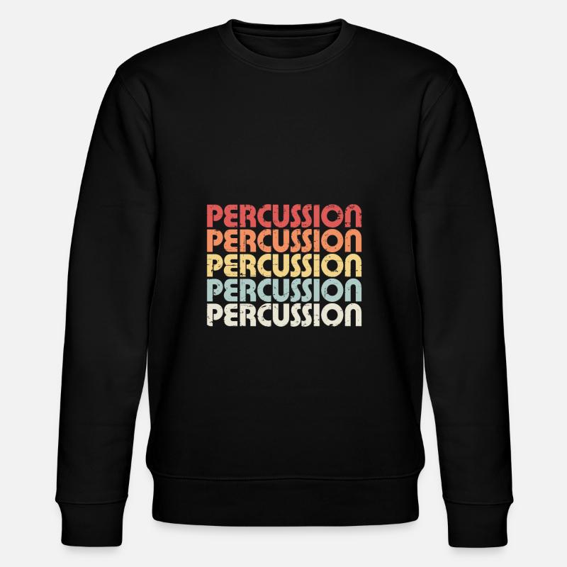 PERCUSSIONS - Sweat bio CHANGER Stanley/Stella Unisexe - noir