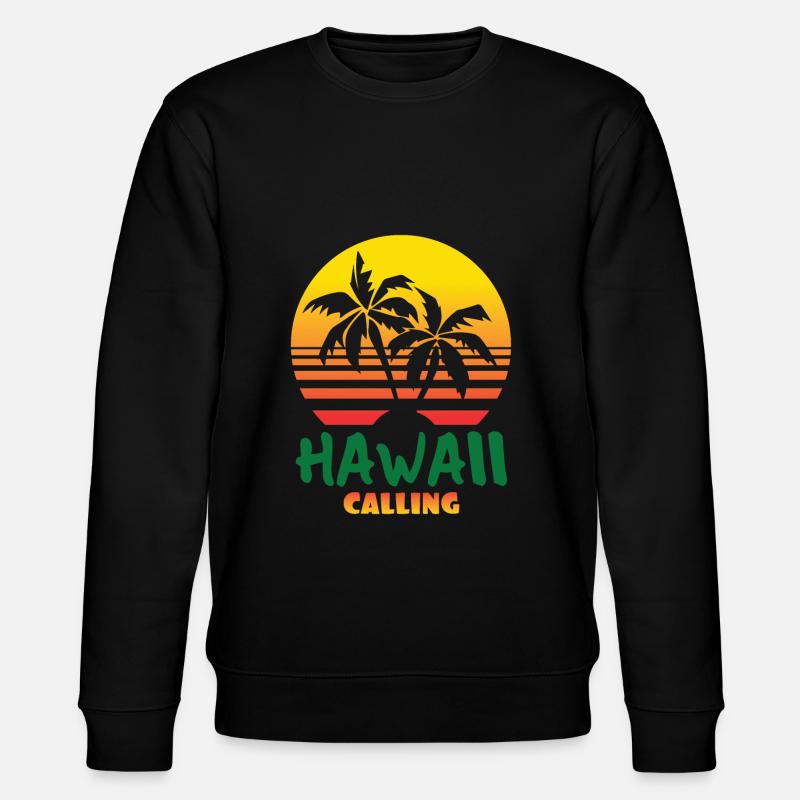 HAWAII - Stanley/Stella Unisex Bio-Sweatshirt CHANGER  - Schwarz