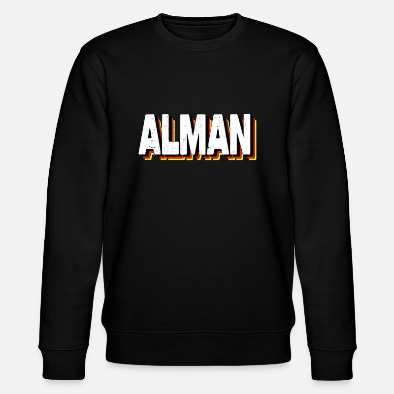 Alman - Stanley/Stella Unisex Bio-Sweatshirt CHANGER  - Schwarz