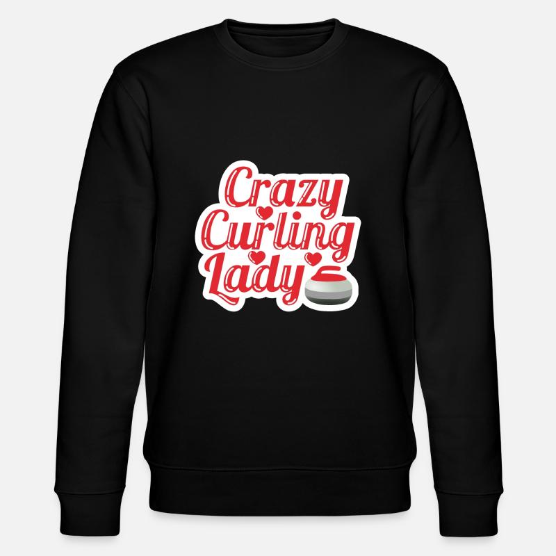 Curling - Stanley/Stella Unisex Bio-Sweatshirt CHANGER  - Schwarz