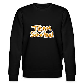 Team Schnitzel - Stanley/Stella Unisex Bio-Sweatshirt CHANGER  - Schwarz - Vorne - Nik (191cm) & Marisol (170cm)