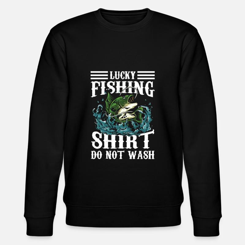 Pêche joyeuse - Sweat bio CHANGER Stanley/Stella Unisexe - noir