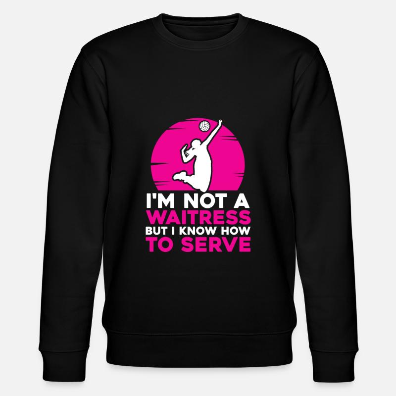 Volleyball Volleyball de plage - Sweat bio CHANGER Stanley/Stella Unisexe - noir