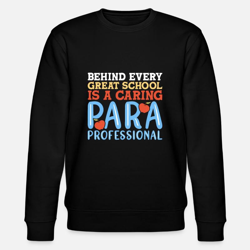 Paraprofessional - Stanley/Stella Unisex Bio-Sweatshirt CHANGER  - Schwarz