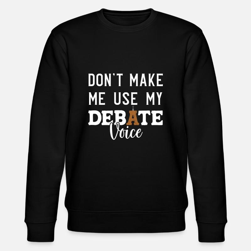 Débat Débat argumentation - Sweat bio CHANGER Stanley/Stella Unisexe - noir