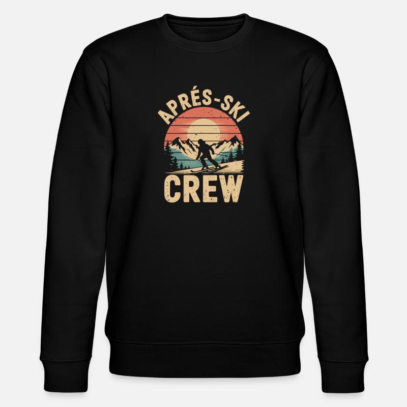 Apres Ski Crew - Stanley/Stella Unisex Bio-Sweatshirt CHANGER  - Schwarz