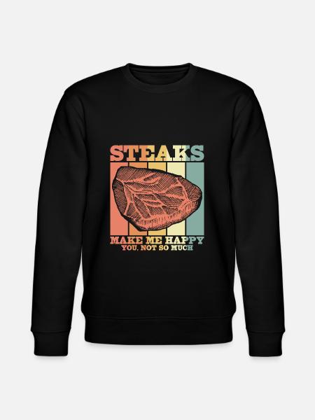 meat - Stanley/Stella CHANGER Unisex Organic Sweatshirt - black