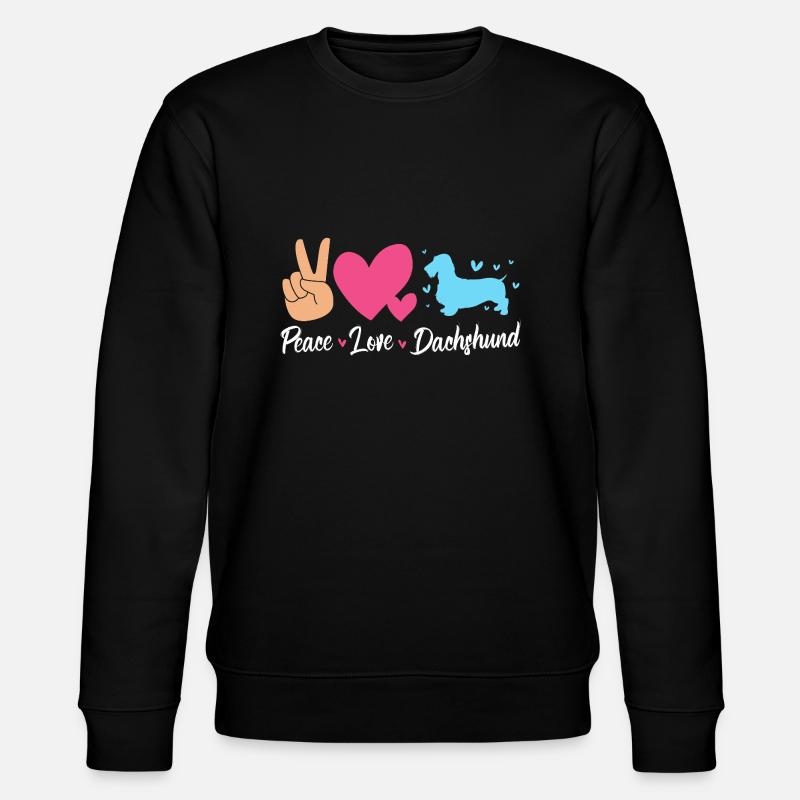 Teckel à poil dur Teckel - Sweat bio CHANGER Stanley/Stella Unisexe - noir