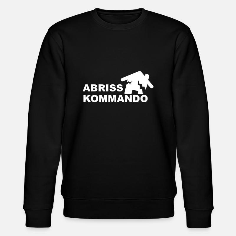 Abriss Kommando - Stanley/Stella Unisex Bio-Sweatshirt CHANGER  - Schwarz