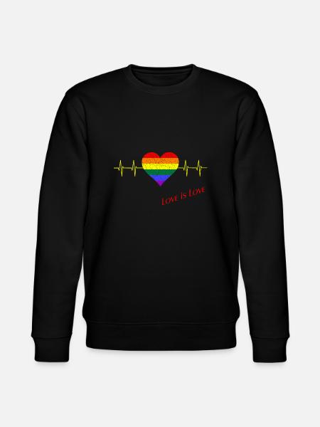 Lgbtq - Stanley/Stella Unisex Bio-Sweatshirt CHANGER  - Schwarz