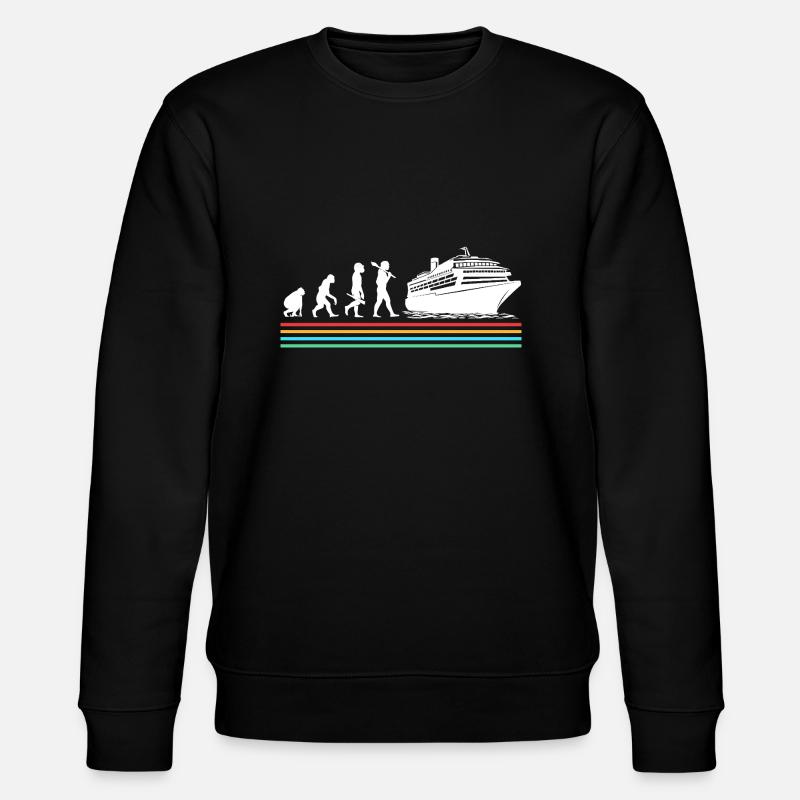 Cruise Cruise Ship Evolution - Stanley/Stella CHANGER Unisex Organic Sweatshirt - black