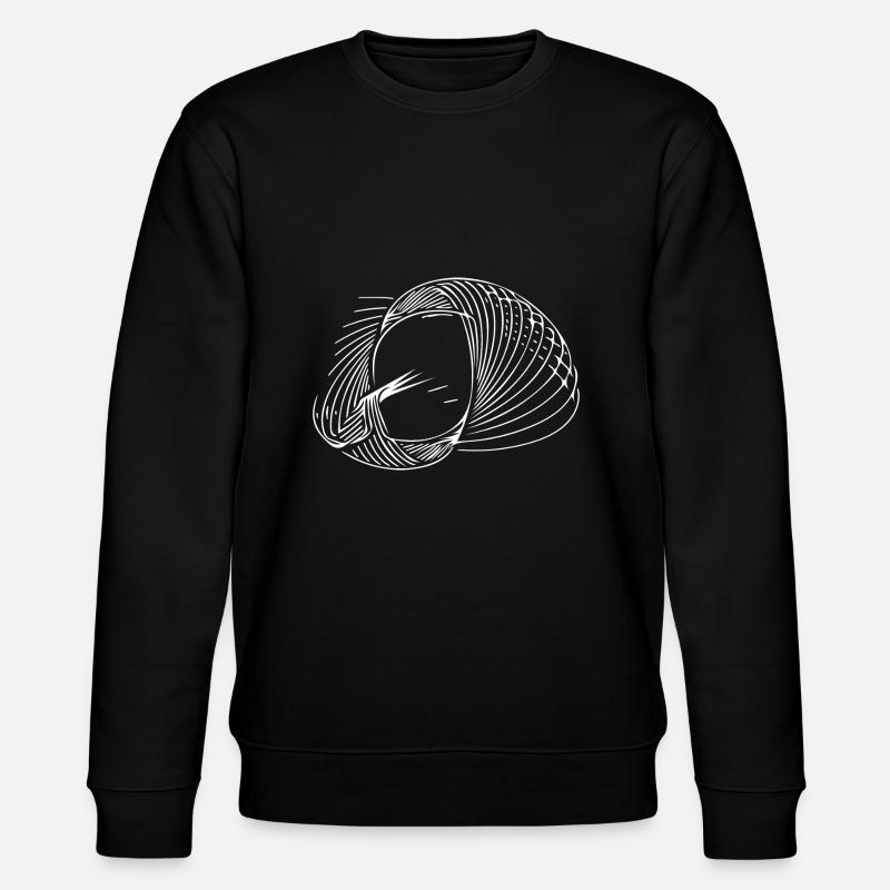 Lignes de cercle géométriques - Sweat bio CHANGER Stanley/Stella Unisexe - noir