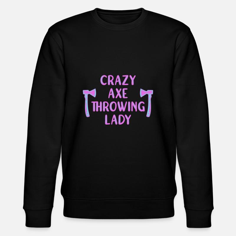 Axe throw axe throwing - Stanley/Stella CHANGER Unisex Organic Sweatshirt - black