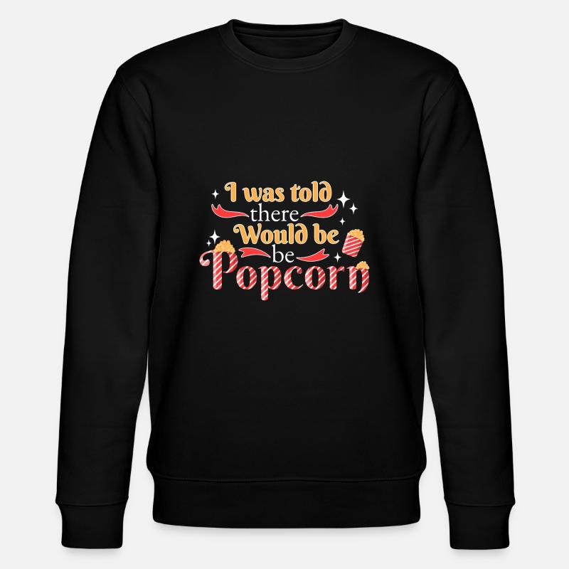 Popcorn - Stanley/Stella Unisex Bio-Sweatshirt CHANGER  - Schwarz