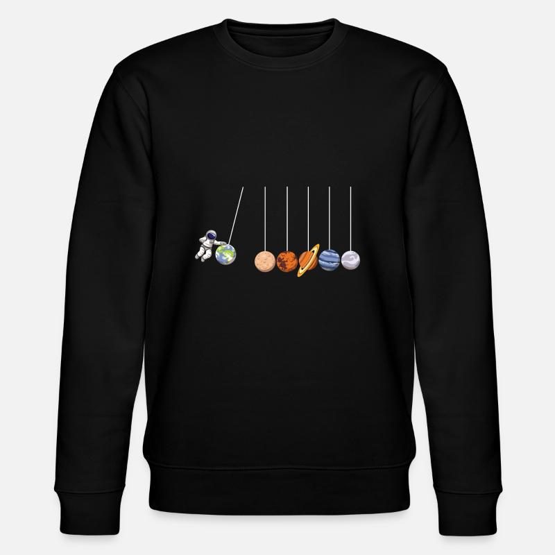 Physiker Planeten Pendel - Stanley/Stella Unisex Bio-Sweatshirt CHANGER  - Schwarz
