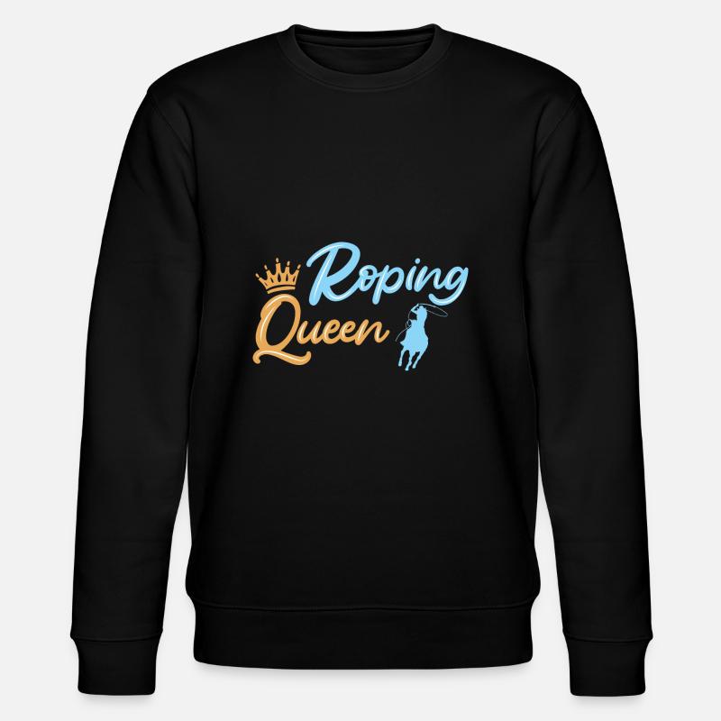 Team Roping - Stanley/Stella Unisex Bio-Sweatshirt CHANGER  - Schwarz