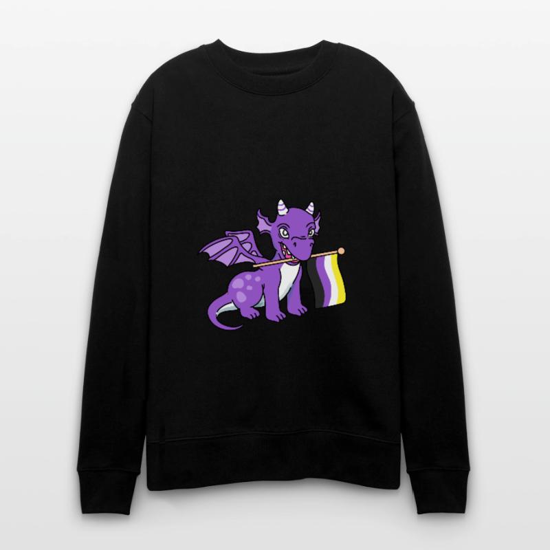 Nonbinary Pride Drache Nonbinary Pride Stanley/Stella Unisex Bio-Sweatshirt CHANGER 