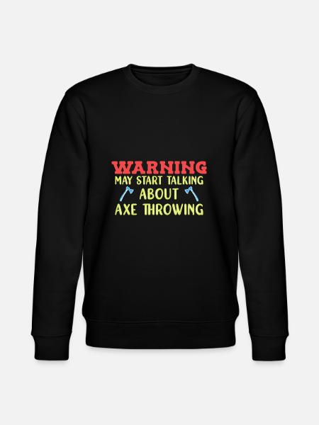 Axe throw axe throwing - Stanley/Stella CHANGER Unisex Organic Sweatshirt - black