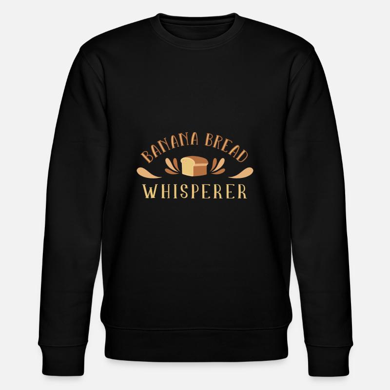 Brot backen Brotbäcker Backen Sauerteig - Stanley/Stella Unisex Bio-Sweatshirt CHANGER  - Schwarz