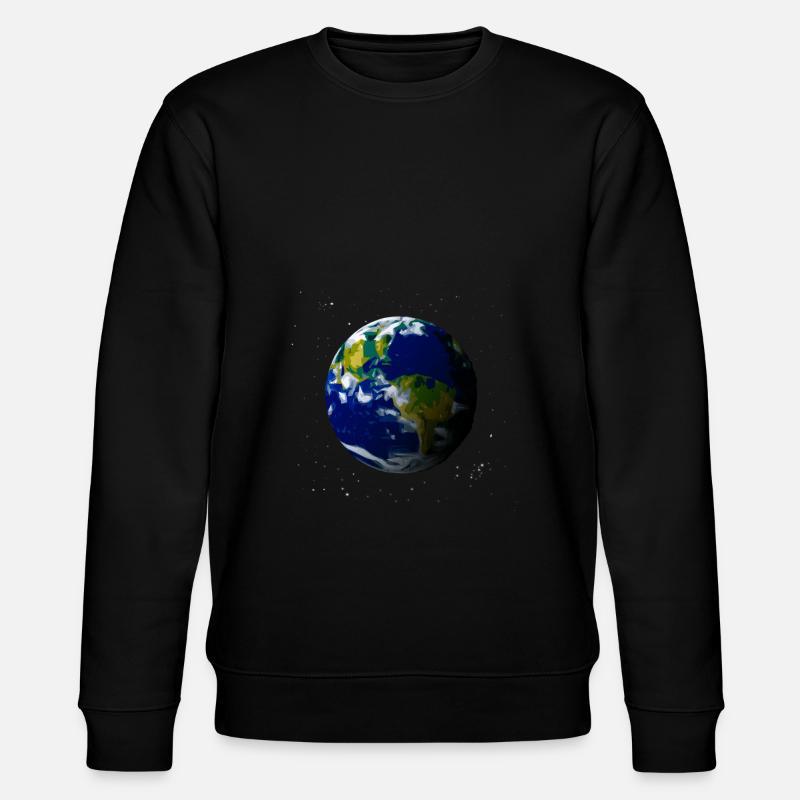 Erde - Stanley/Stella Unisex Bio-Sweatshirt CHANGER  - Schwarz