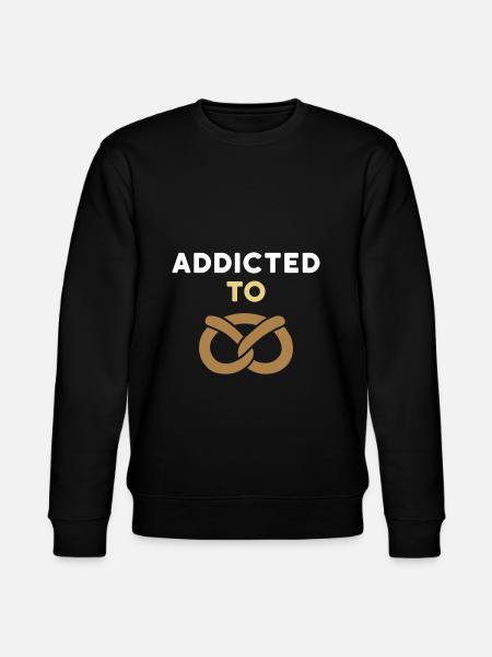 Accro au bretzel (bretzel) - Sweat bio CHANGER Stanley/Stella Unisexe - noir