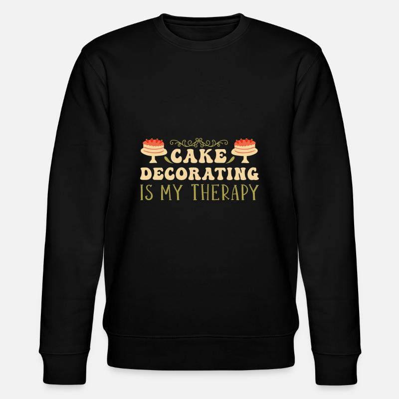 Kuchen backen Bäcker Konditor - Stanley/Stella Unisex Bio-Sweatshirt CHANGER  - Schwarz