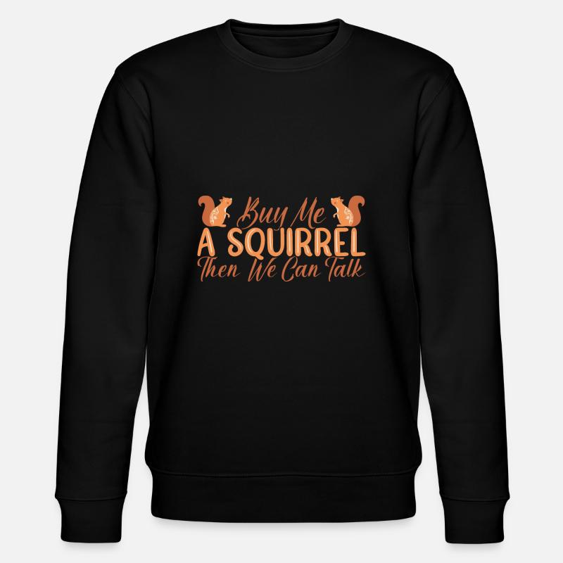 Squirrel - Stanley/Stella CHANGER Unisex Organic Sweatshirt - black
