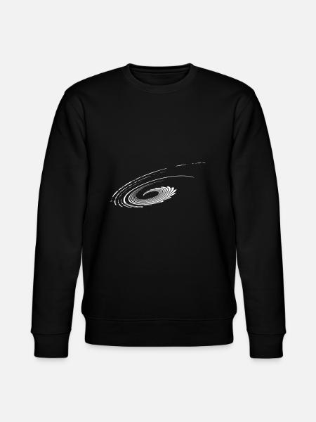 Geometric Planes Parabolas Ellipses Lines - Stanley/Stella CHANGER Unisex Organic Sweatshirt - black