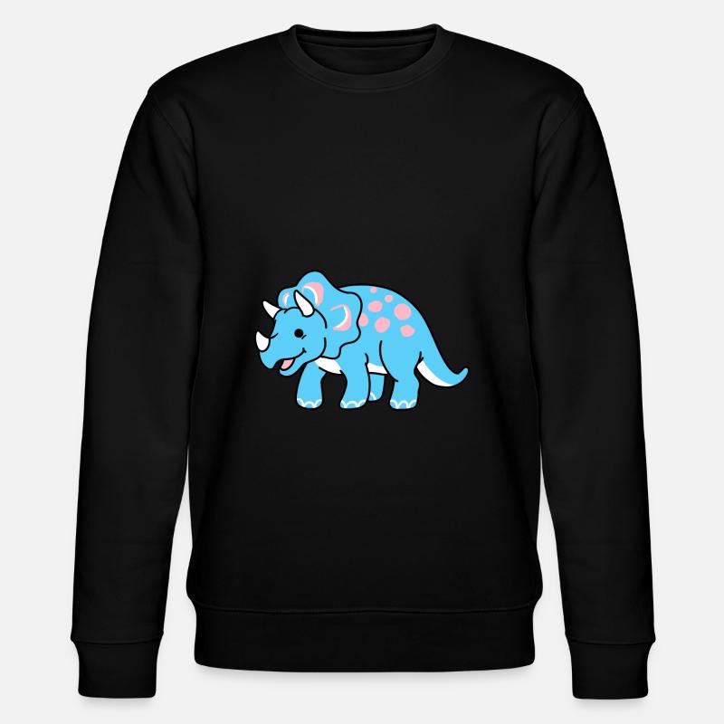 Trans Pride Triceratops - Sweat bio CHANGER Stanley/Stella Unisexe - noir