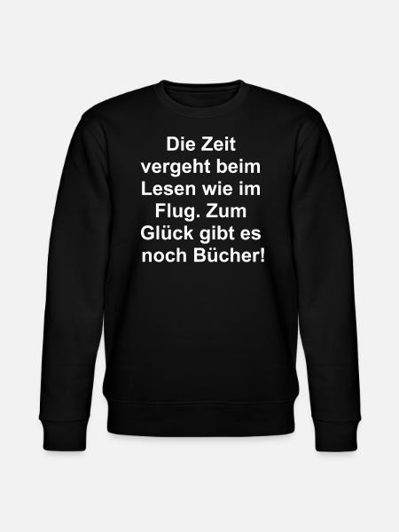 Lesezeit-Geschenk - Stanley/Stella Unisex Bio-Sweatshirt CHANGER  - Schwarz