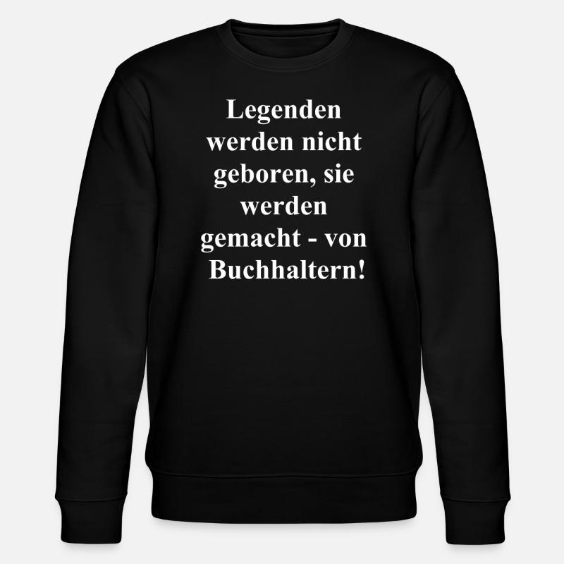 Buchhaltungs-Guru Geschenk - Stanley/Stella Unisex Bio-Sweatshirt CHANGER - Schwarz