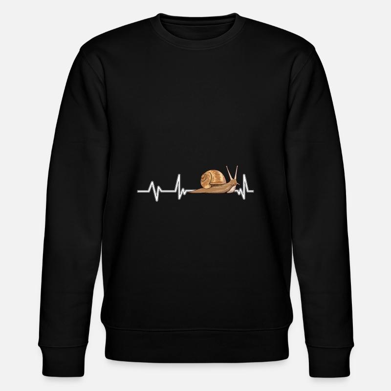 Escargots Snail Heartbeat - Sweat bio CHANGER Stanley/Stella Unisexe - noir