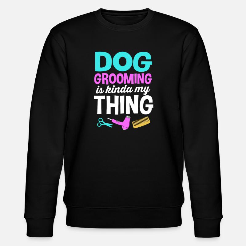 Hundefriseur - Stanley/Stella Unisex Bio-Sweatshirt CHANGER  - Schwarz