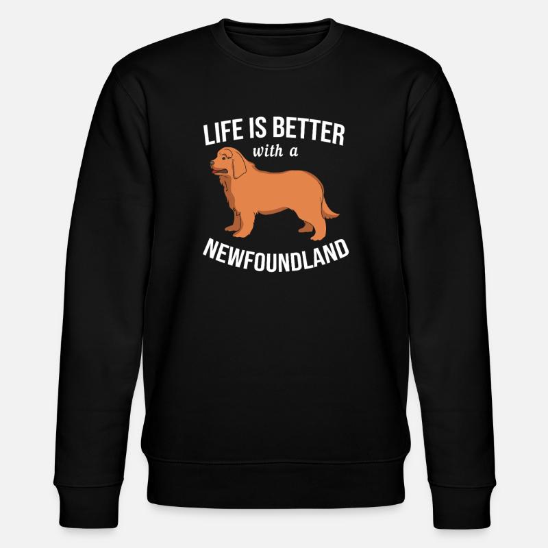 Newfoundland - Stanley/Stella CHANGER Unisex Organic Sweatshirt - black