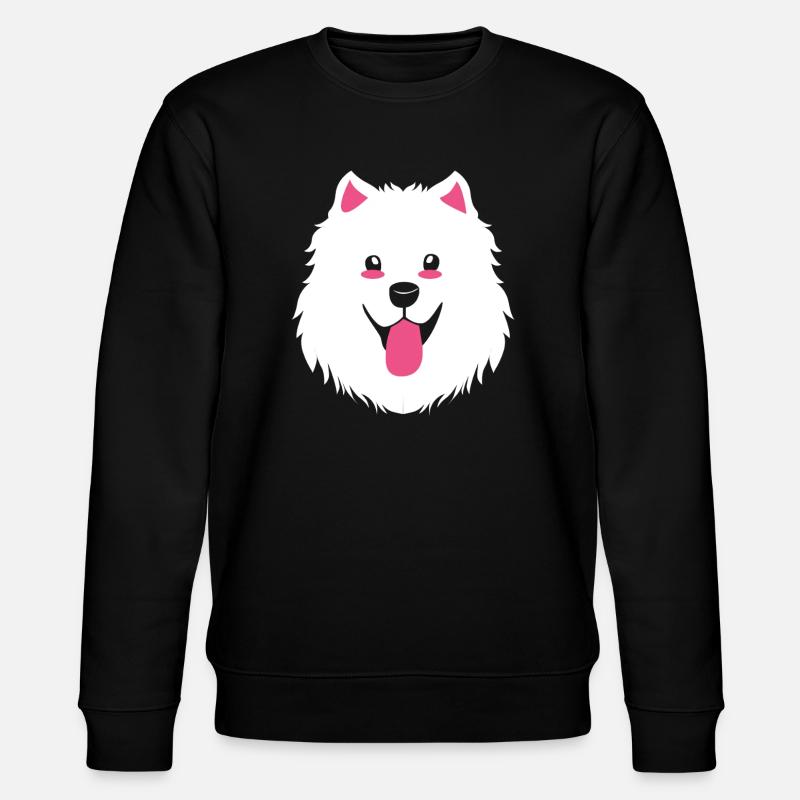 Samojede Hund Samoyed - Stanley/Stella Unisex Bio-Sweatshirt CHANGER  - Schwarz