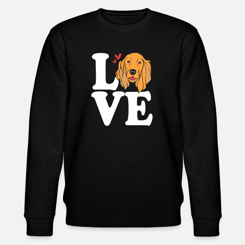 Cocker Spaniel Dad - Stanley/Stella CHANGER Unisex Organic Sweatshirt - black