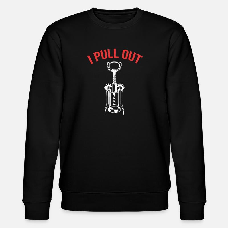 Wein Sommelier Feinschmecker - Stanley/Stella Unisex Bio-Sweatshirt CHANGER  - Schwarz