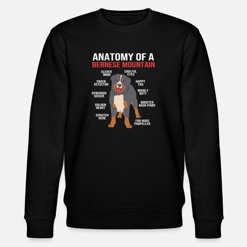 Bouvier bernois - Sweat bio CHANGER Stanley/Stella Unisexe - noir