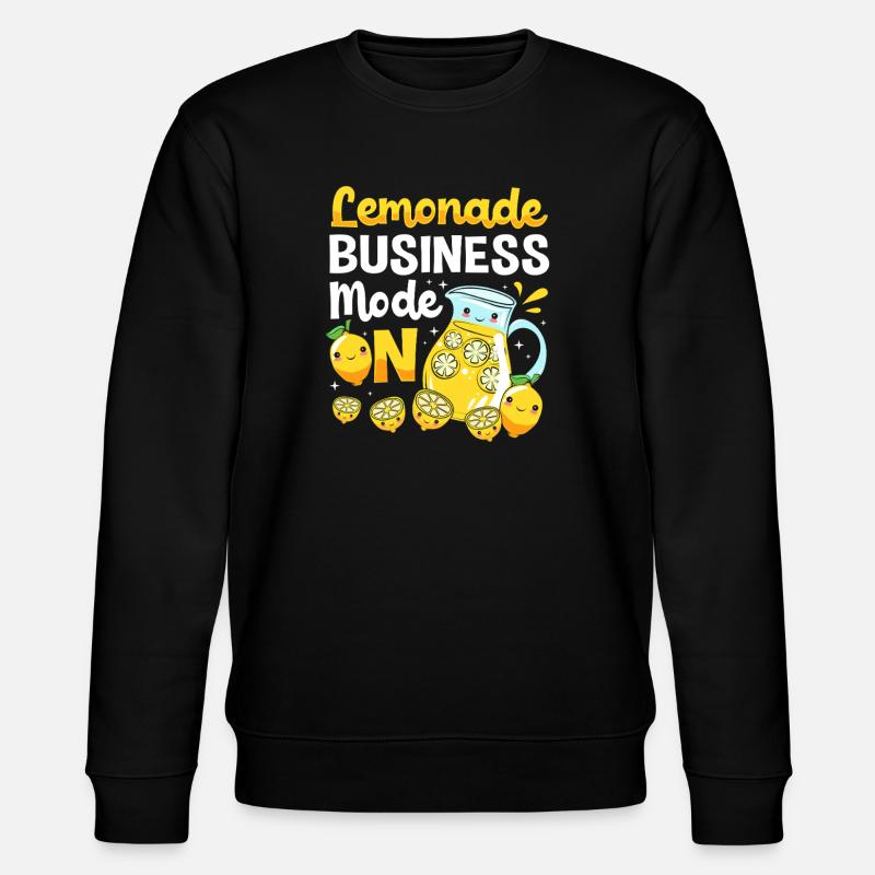 Lemonade, lemonade stand, lemonade - Stanley/Stella CHANGER Unisex Organic Sweatshirt - black