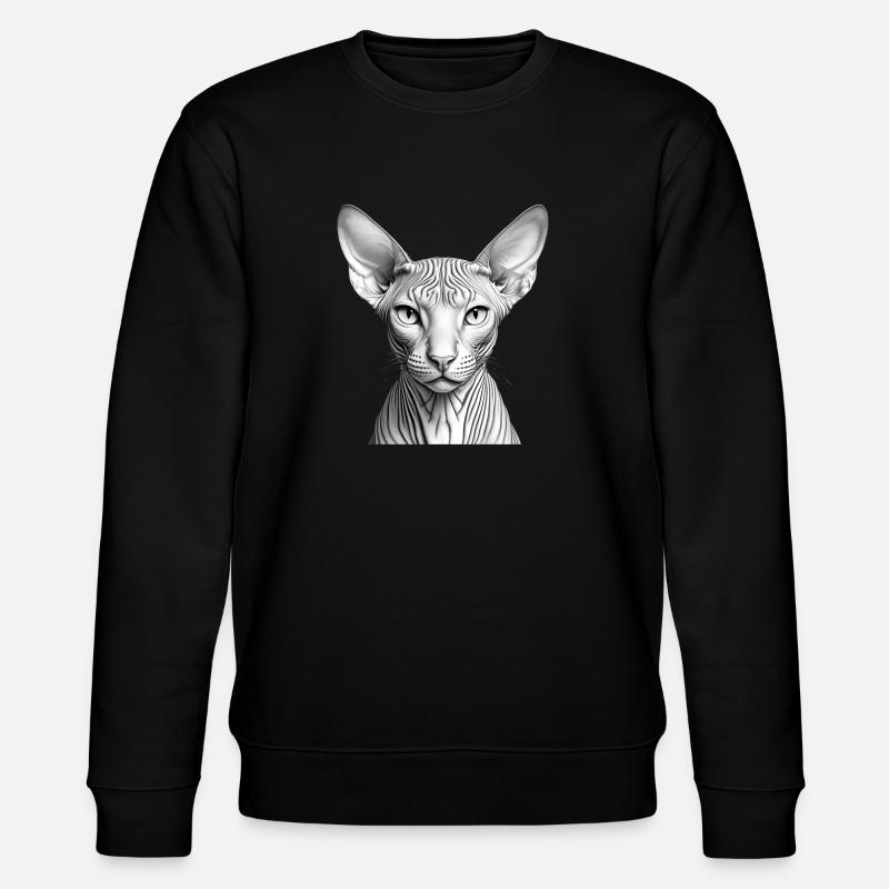 Chat sphynx cool - Sweat bio CHANGER Stanley/Stella Unisexe - noir