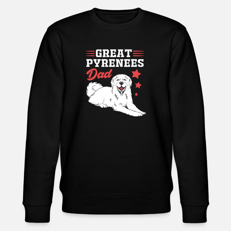 Chien des Pyrénées - Sweat bio CHANGER Stanley/Stella Unisexe - noir