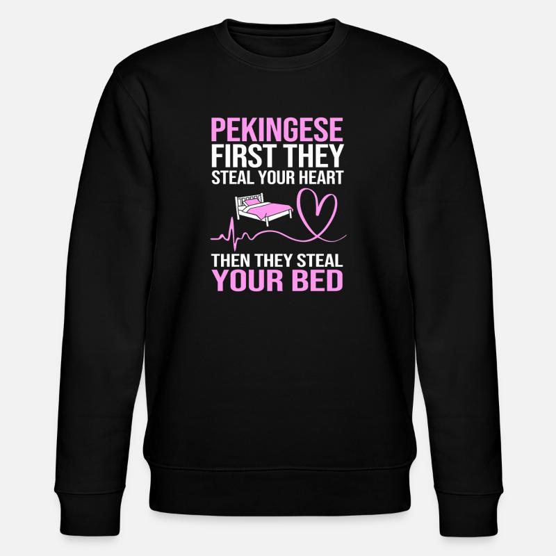 Chien pékinois - Sweat bio CHANGER Stanley/Stella Unisexe - noir