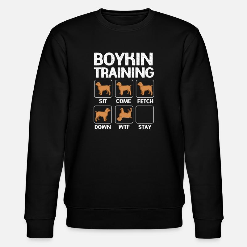 Épagneul Boykin - Sweat bio CHANGER Stanley/Stella Unisexe - noir