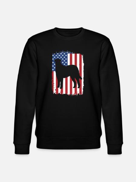 Irish wolfhound - Stanley/Stella CHANGER Unisex Organic Sweatshirt - black