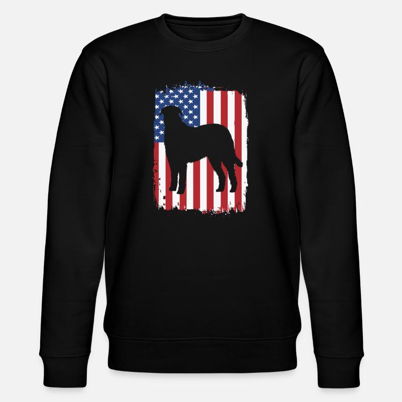 Irischer Wolfshund - Stanley/Stella Unisex Bio-Sweatshirt CHANGER  - Schwarz