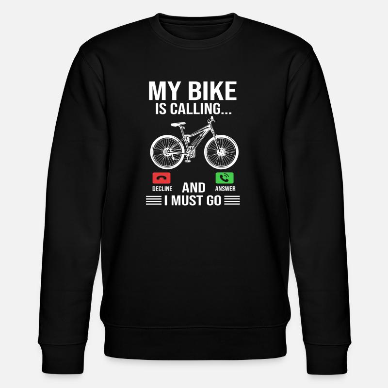 E-Bike EBike E Bike - Sweat bio CHANGER Stanley/Stella Unisexe - noir