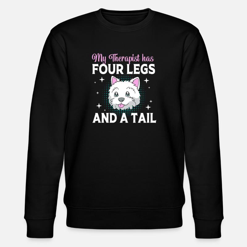 Chien de thérapie - Sweat bio CHANGER Stanley/Stella Unisexe - noir