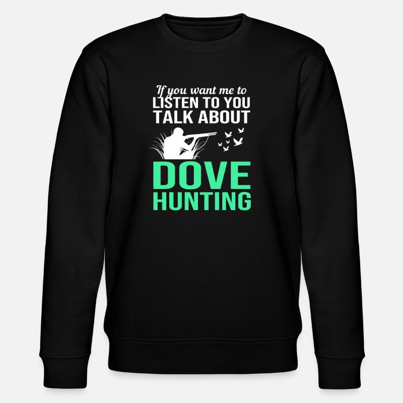 Taube Taubenjagd Jagd Jäger - Stanley/Stella Unisex Bio-Sweatshirt CHANGER  - Schwarz