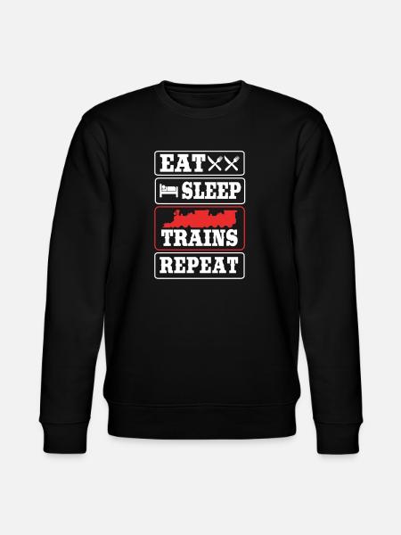 Modelleisenbahn Modellbau Modellbauer - Stanley/Stella Unisex Bio-Sweatshirt CHANGER  - Schwarz