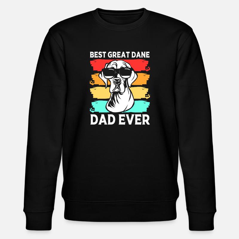Deutsche Dogge - Stanley/Stella Unisex Bio-Sweatshirt CHANGER  - Schwarz
